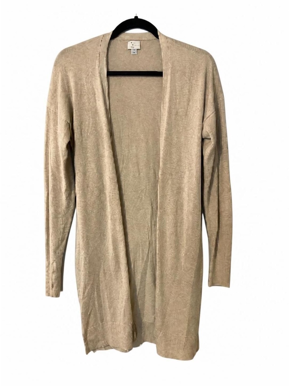 a new day Beige Open-Front Long Cardigan